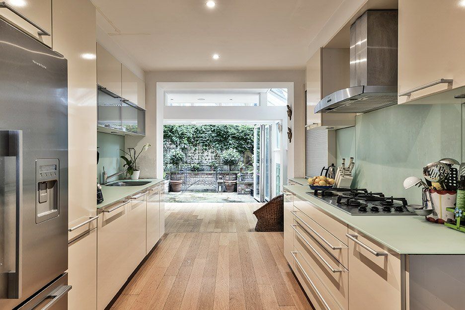 Wide Galley Kitchen