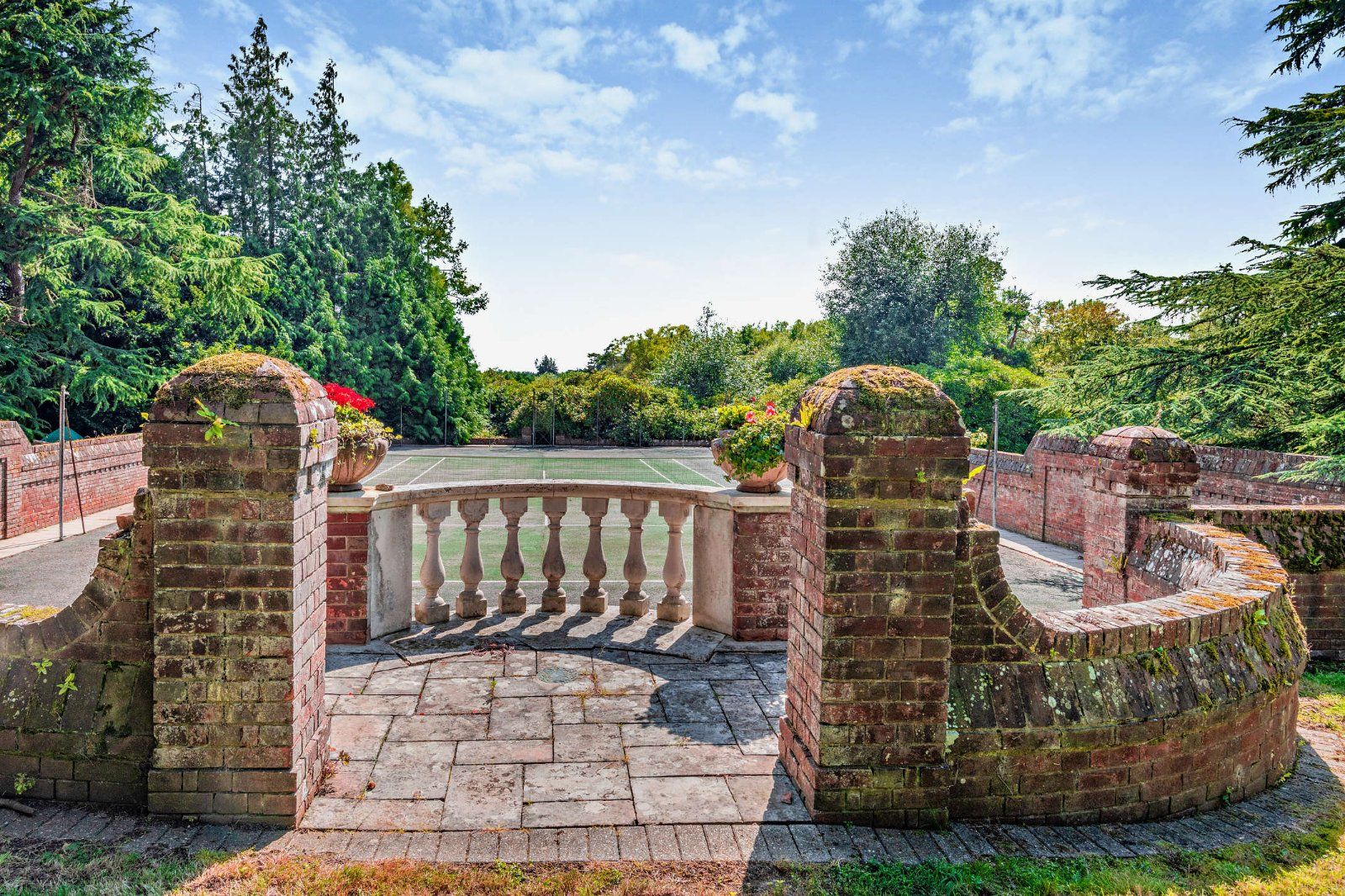 Sunken Tennis Court