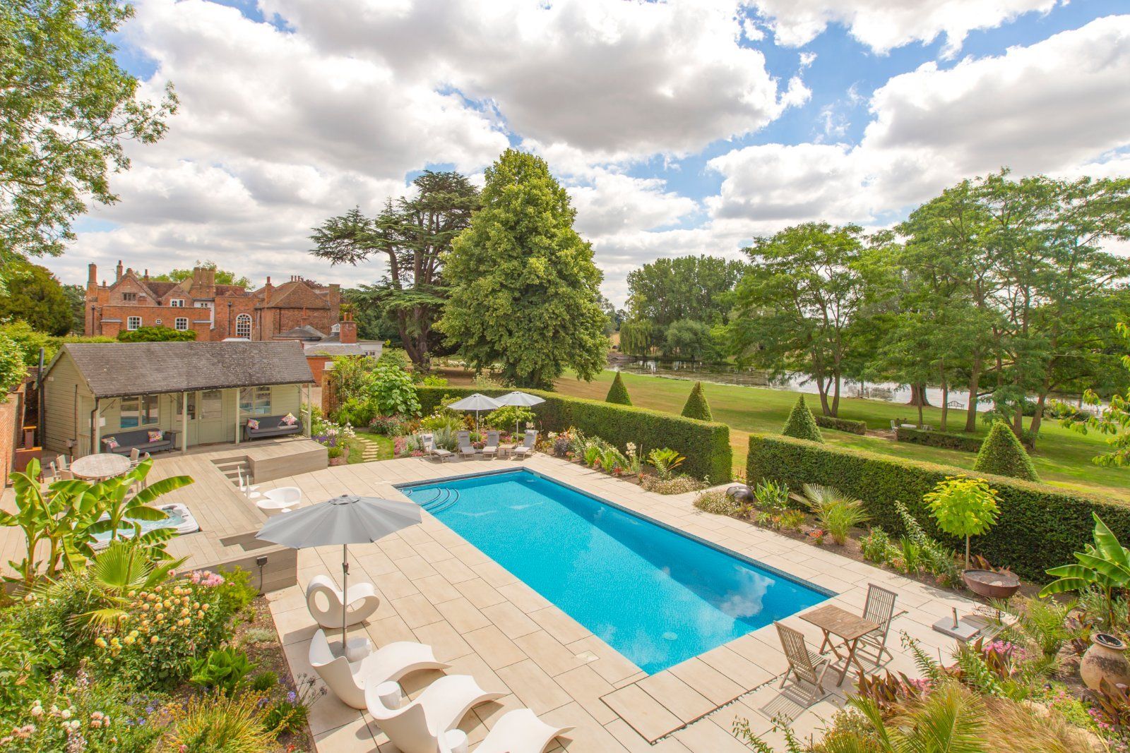Pool and Pool House