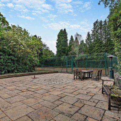 Patio/Tennis Court