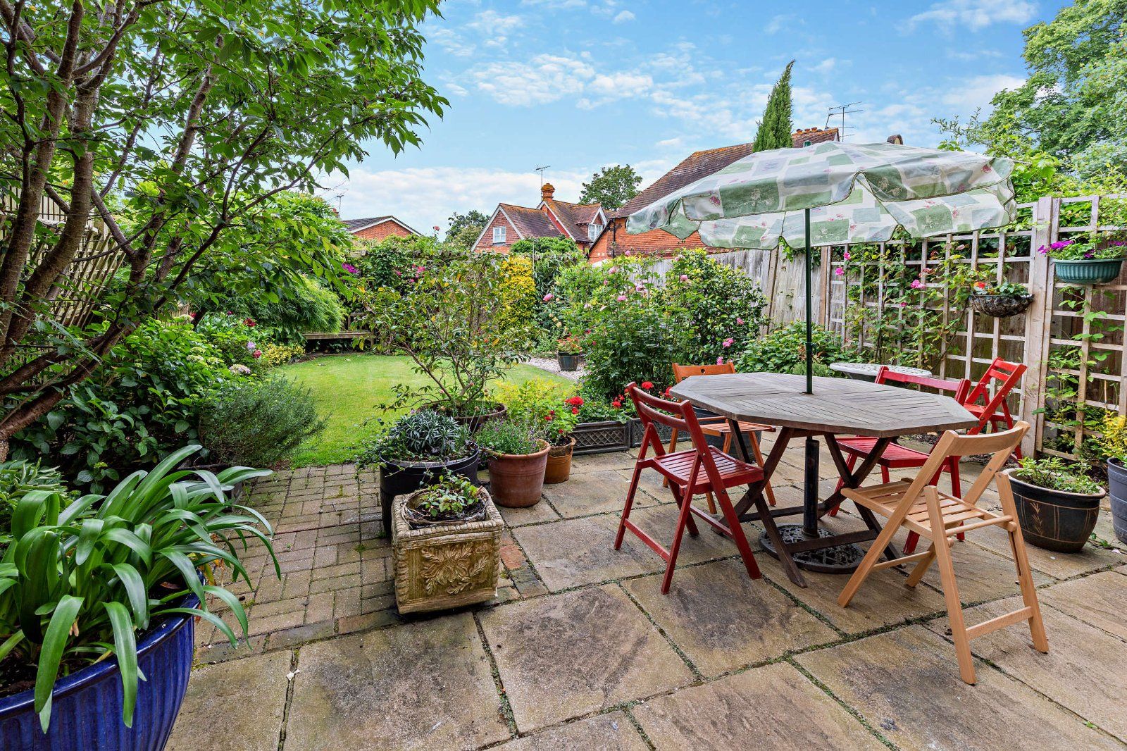 Rear Patio & Garden