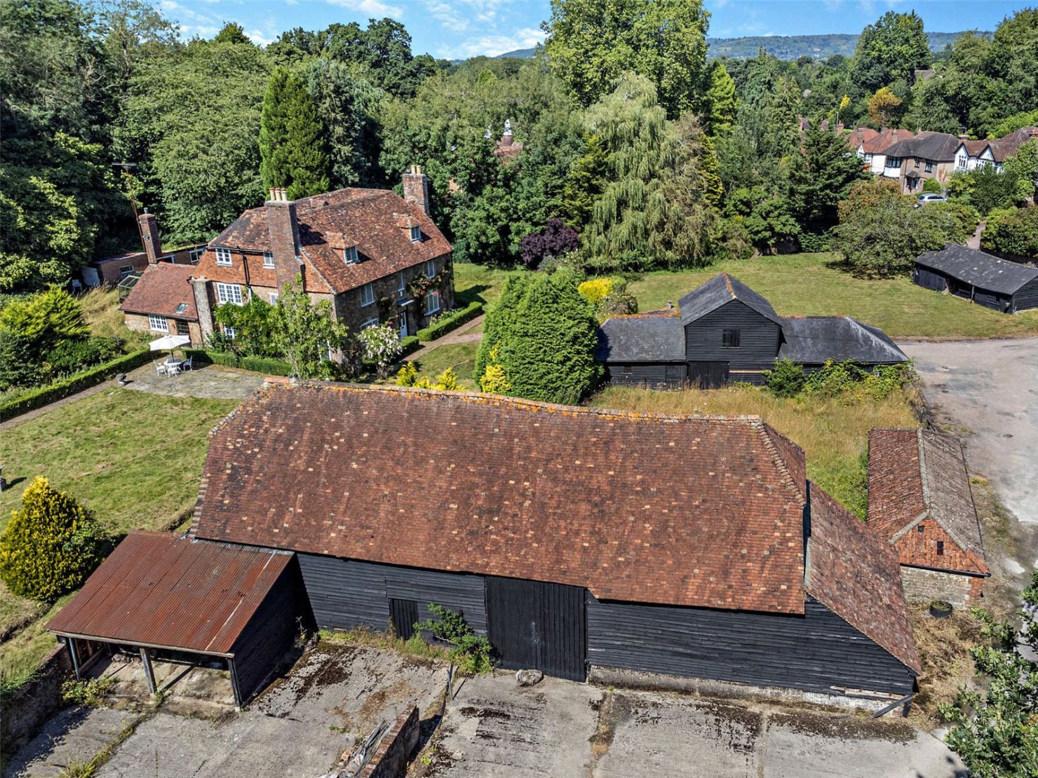 Barn and House