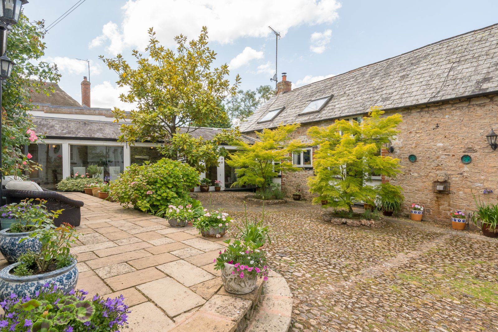 Cobbled Courtyard