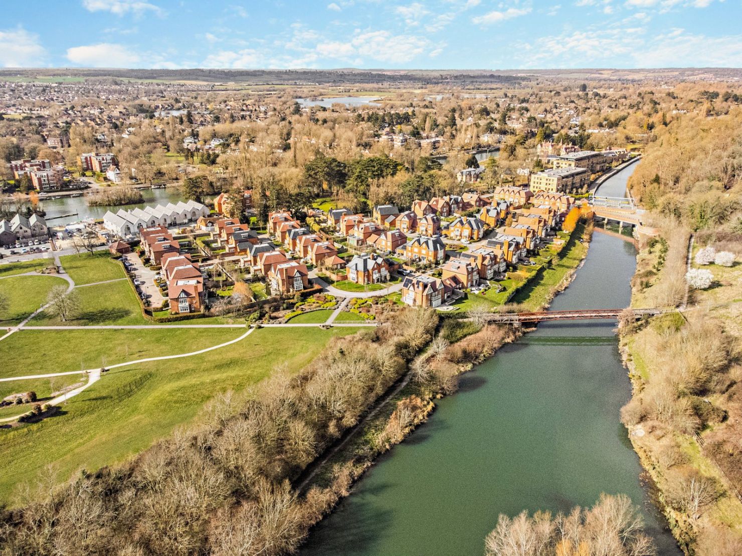 Aerial River View