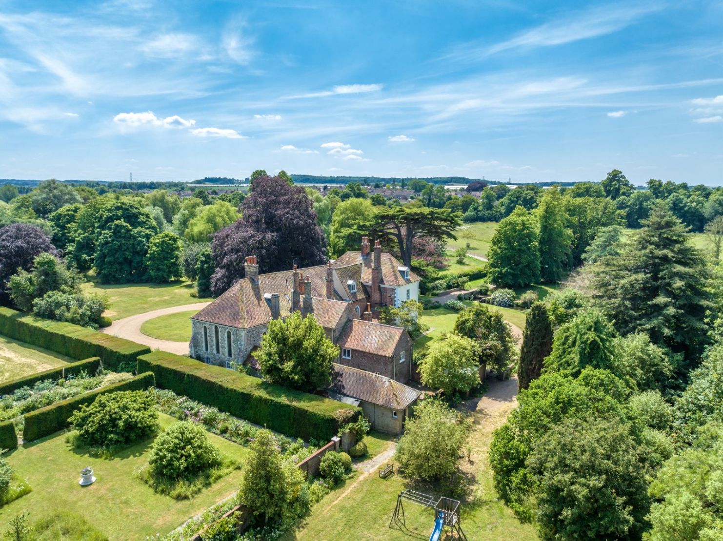 Arial Image Of House