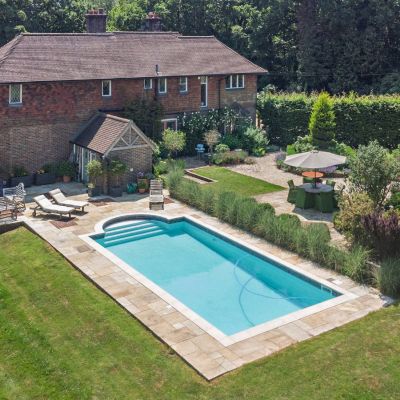 Pool and House