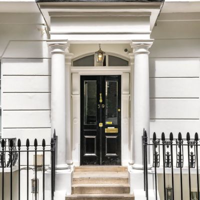 Porticoed Entrance