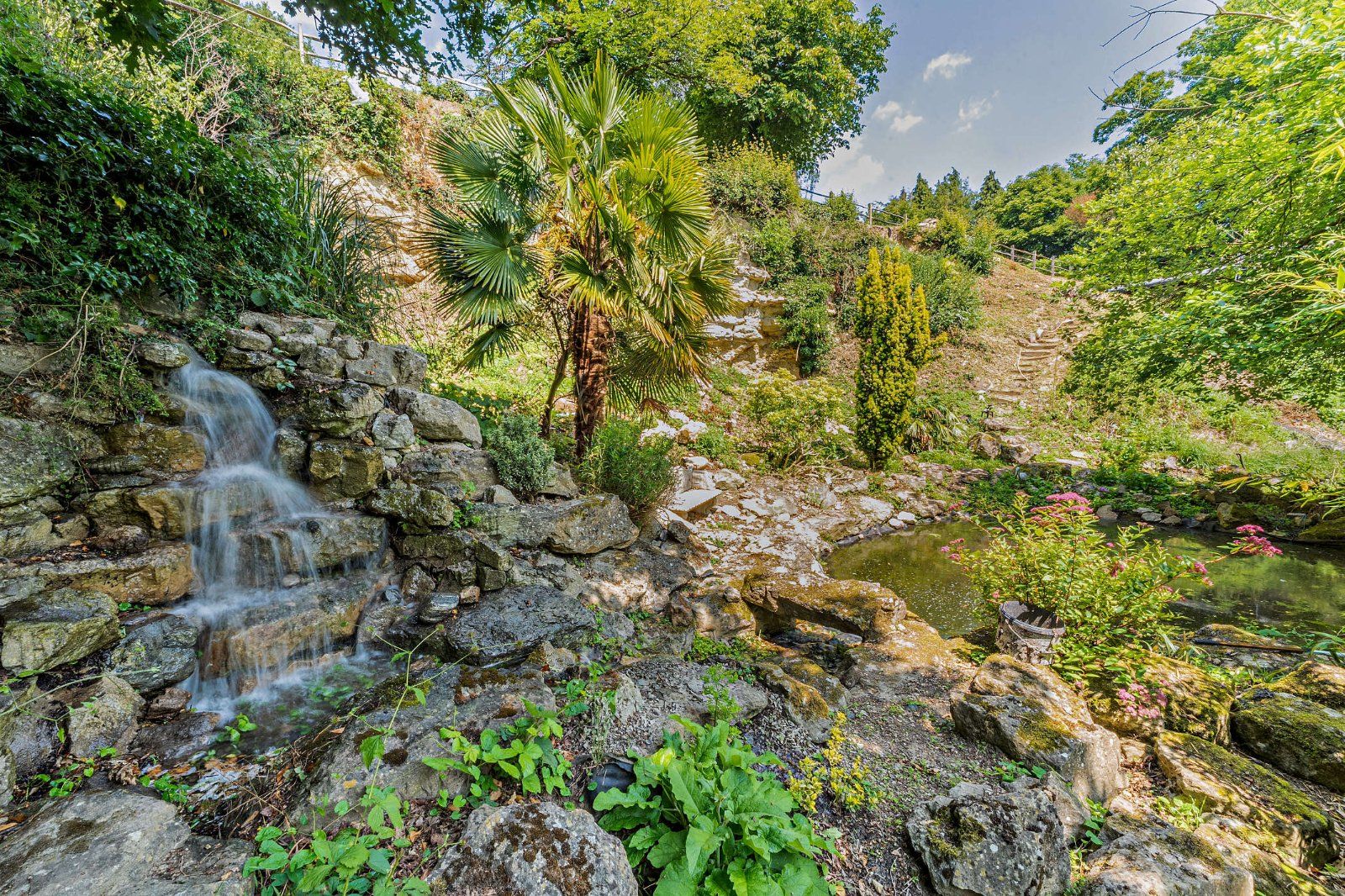 Rockery & Waterfall