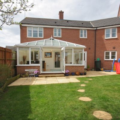 Rear of house