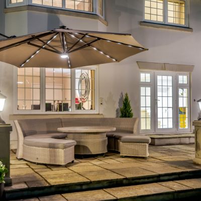Twilight Rear Patio