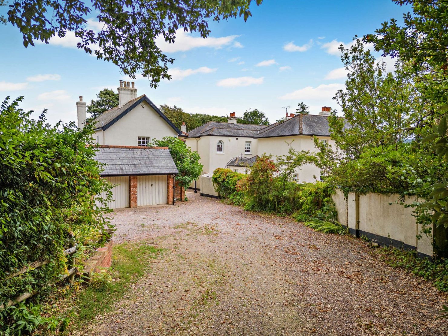 Driveway and Garage