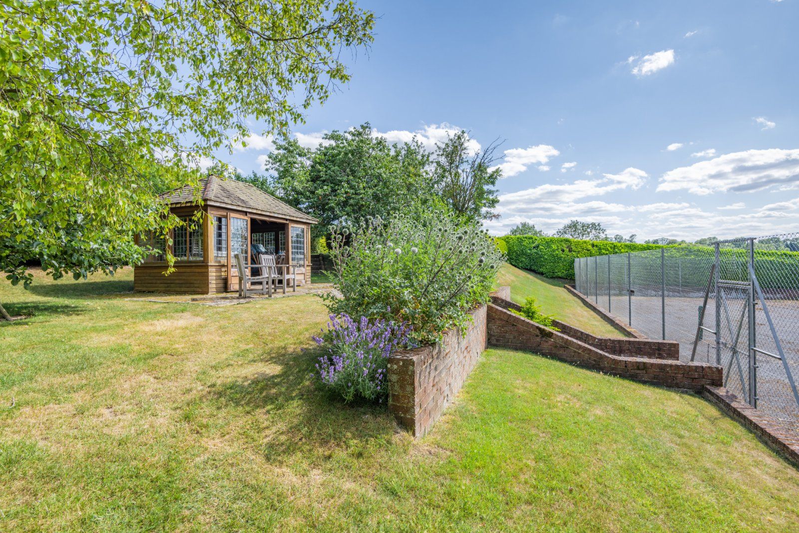 View To Tennis Court