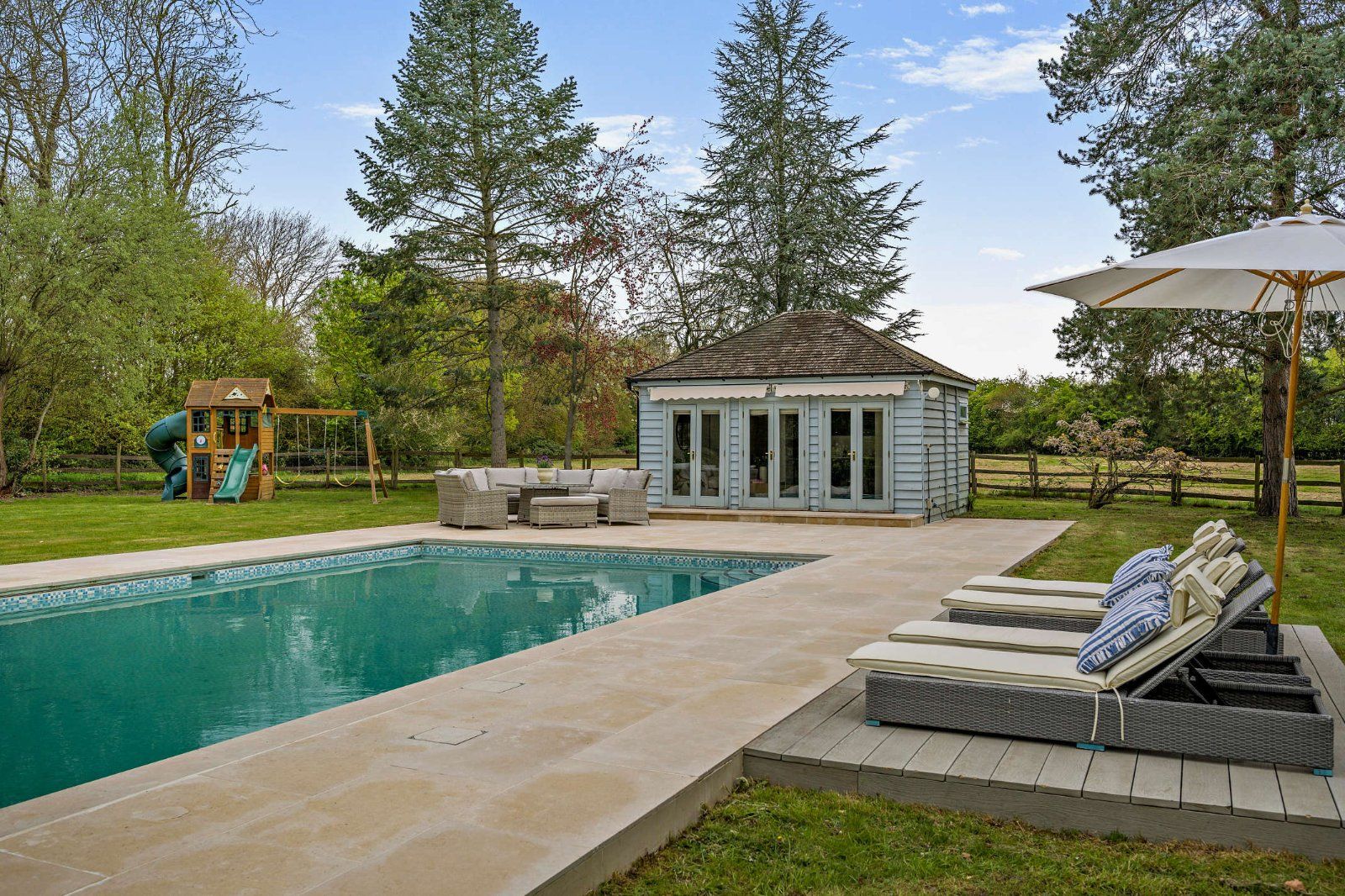 Pool and Pool House