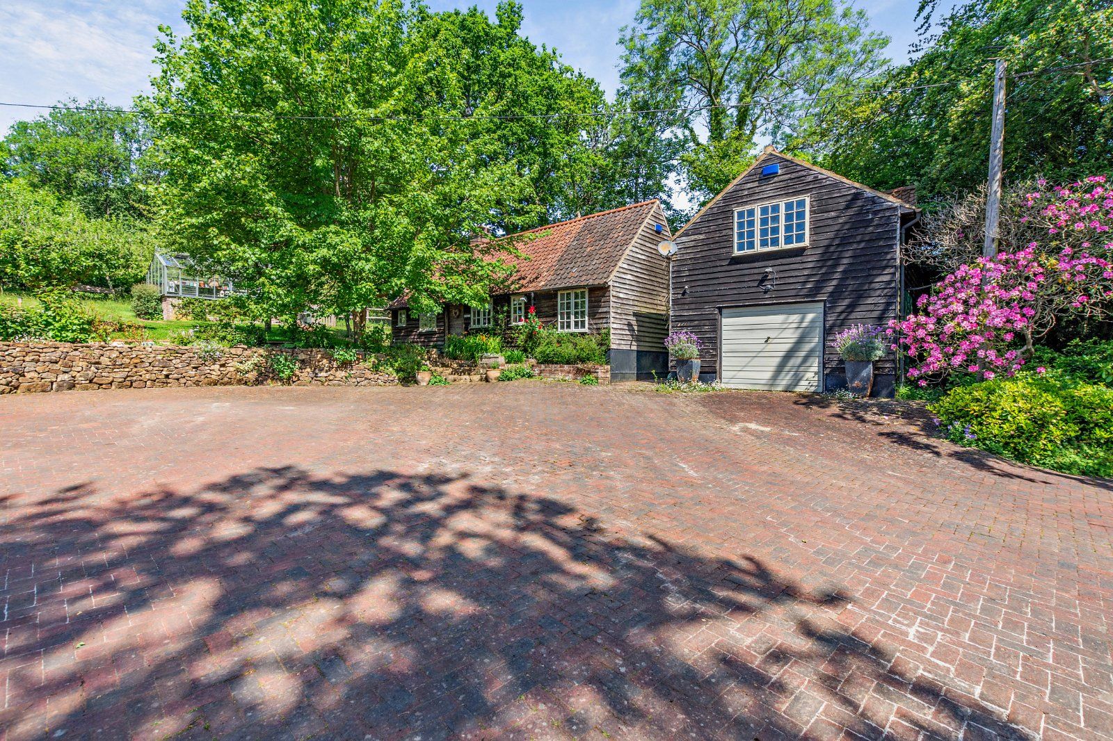 Driveway and Garage