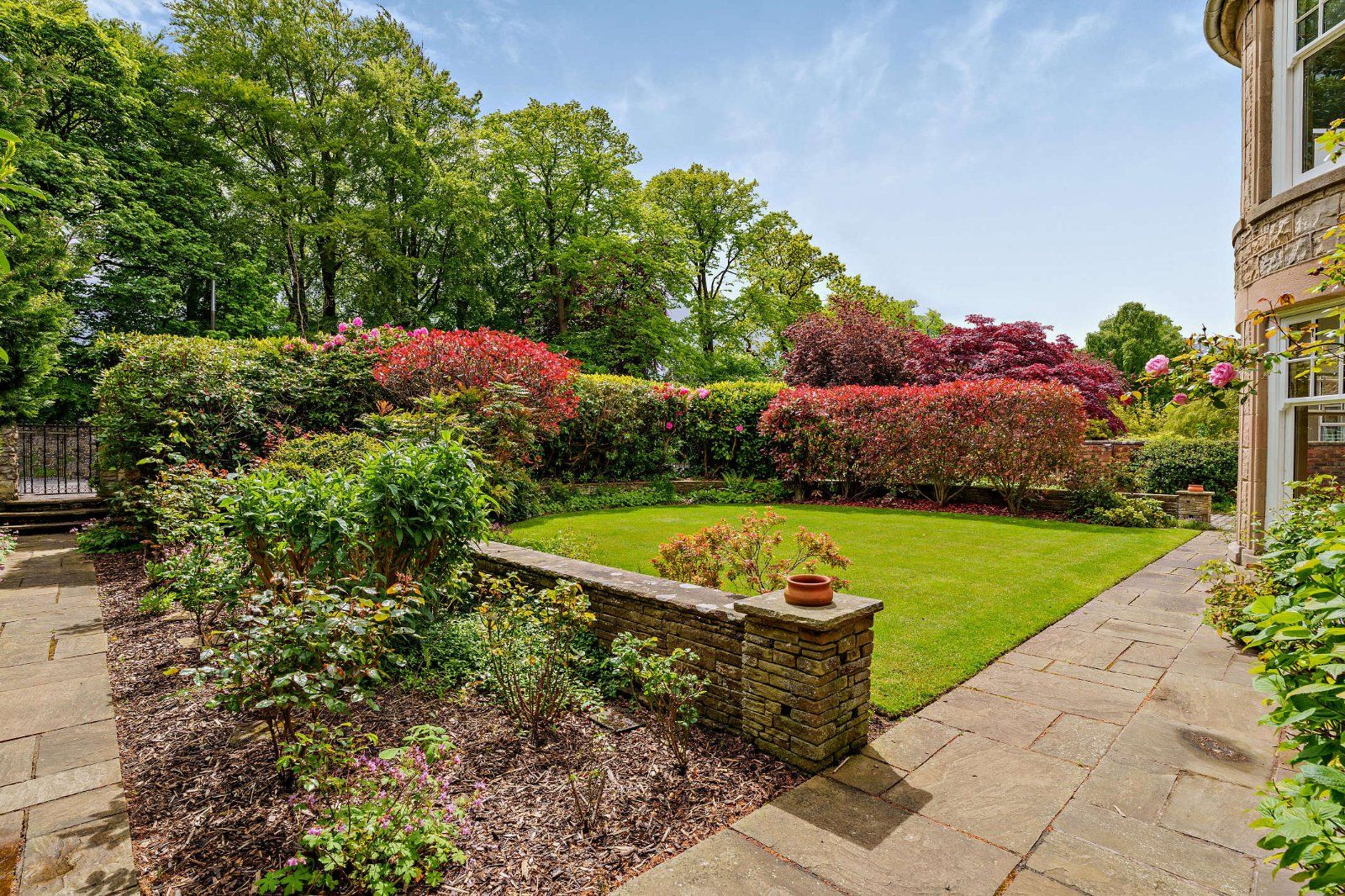 Set Behind Hedge