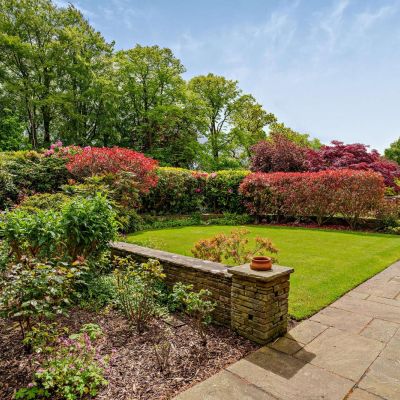 Set Behind Hedge