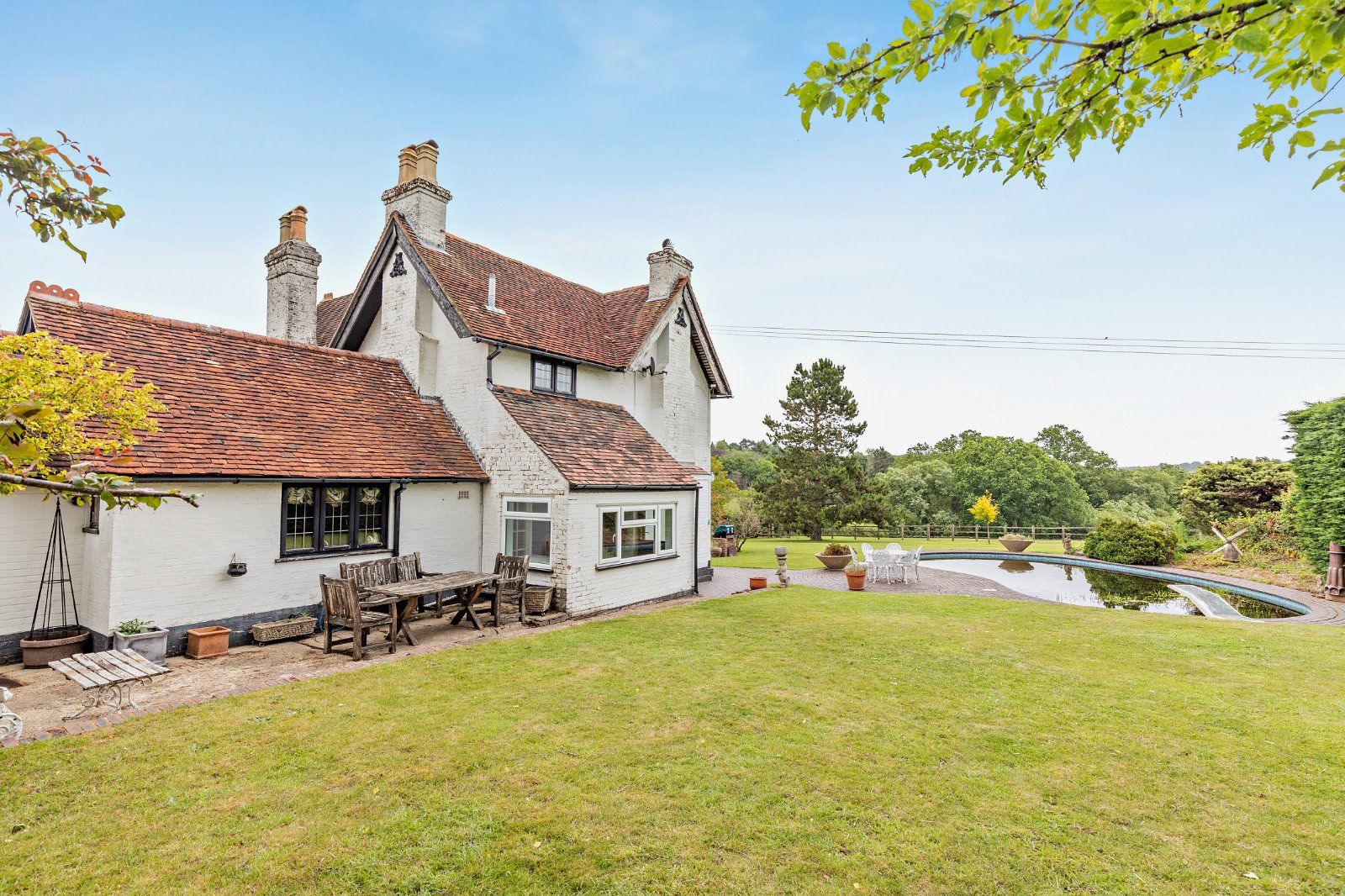 House and Pond