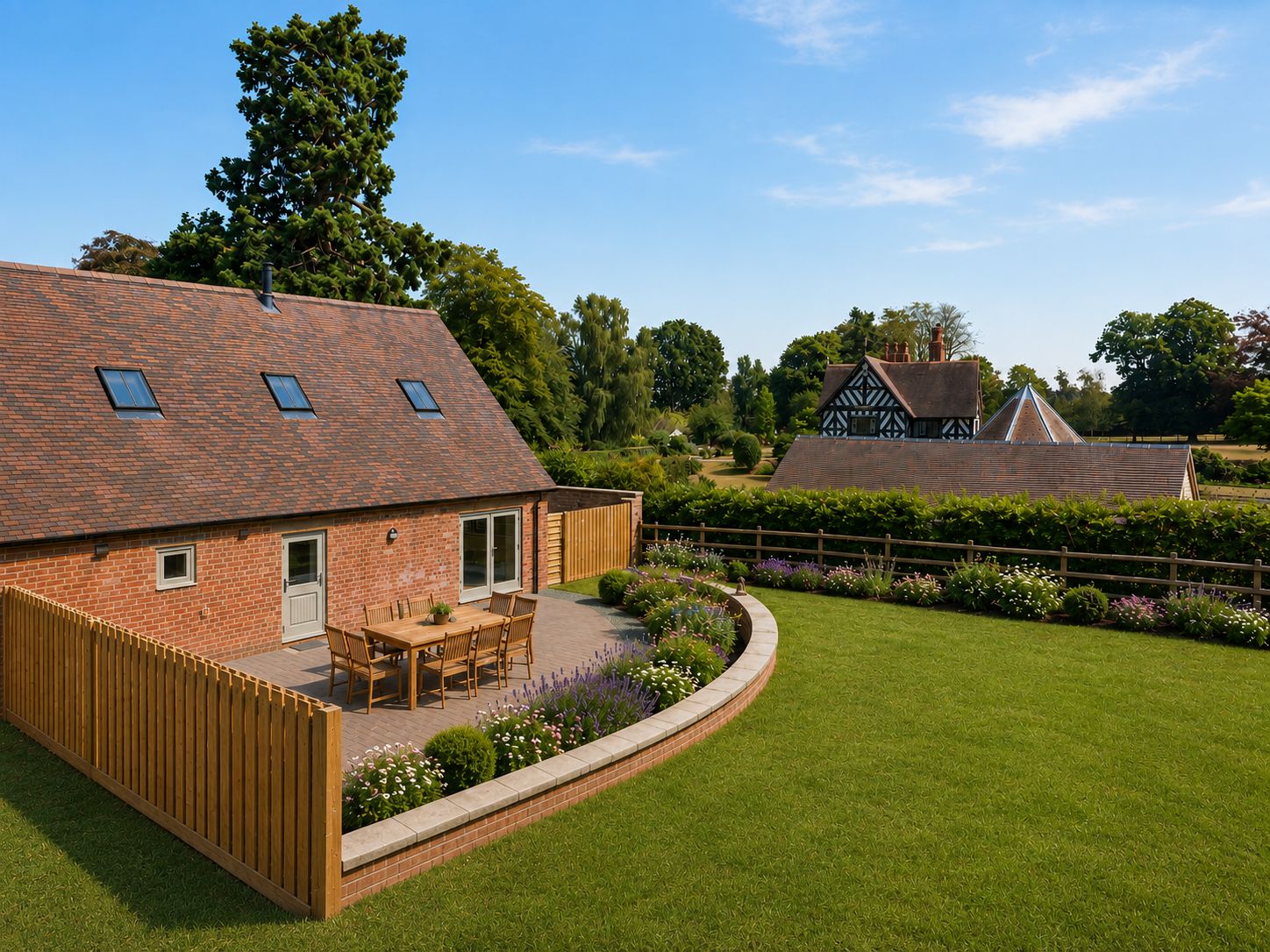 Cgi Rear Garden