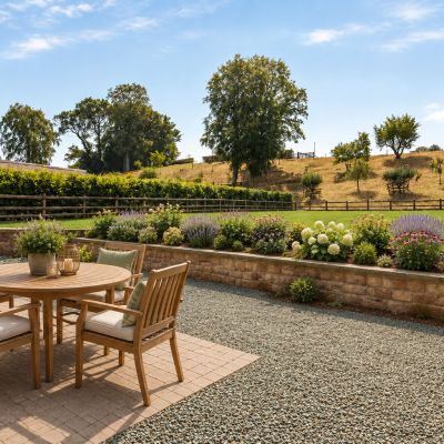 Cgi Rear Garden