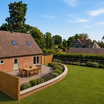 Cgi Rear Garden