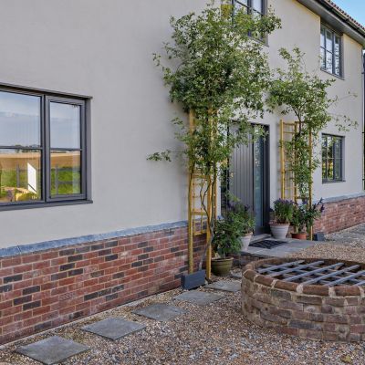 Front Door & Well
