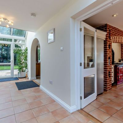 Hallway and Kitchen