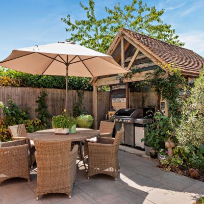Patio and Bbq Area