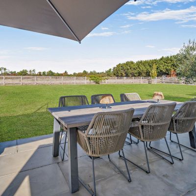 Rear Patio & View