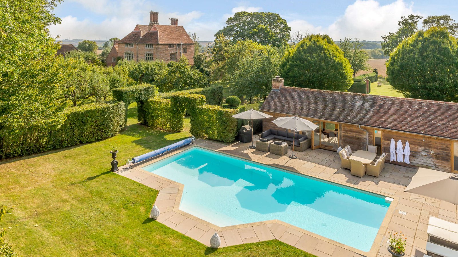 Pool and Pool House